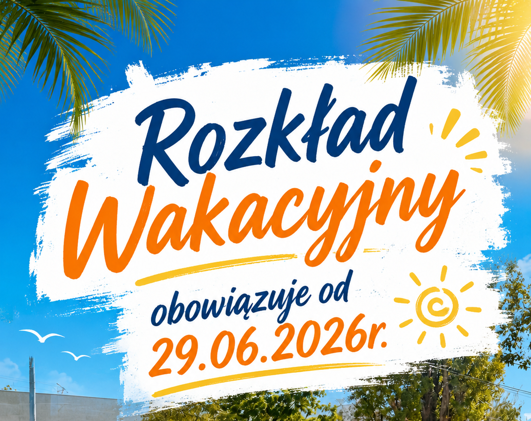Rozkład wakacyjny od 26.06.2026