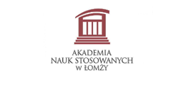 Logo Akademii Nauk Stosowanych w Łomży